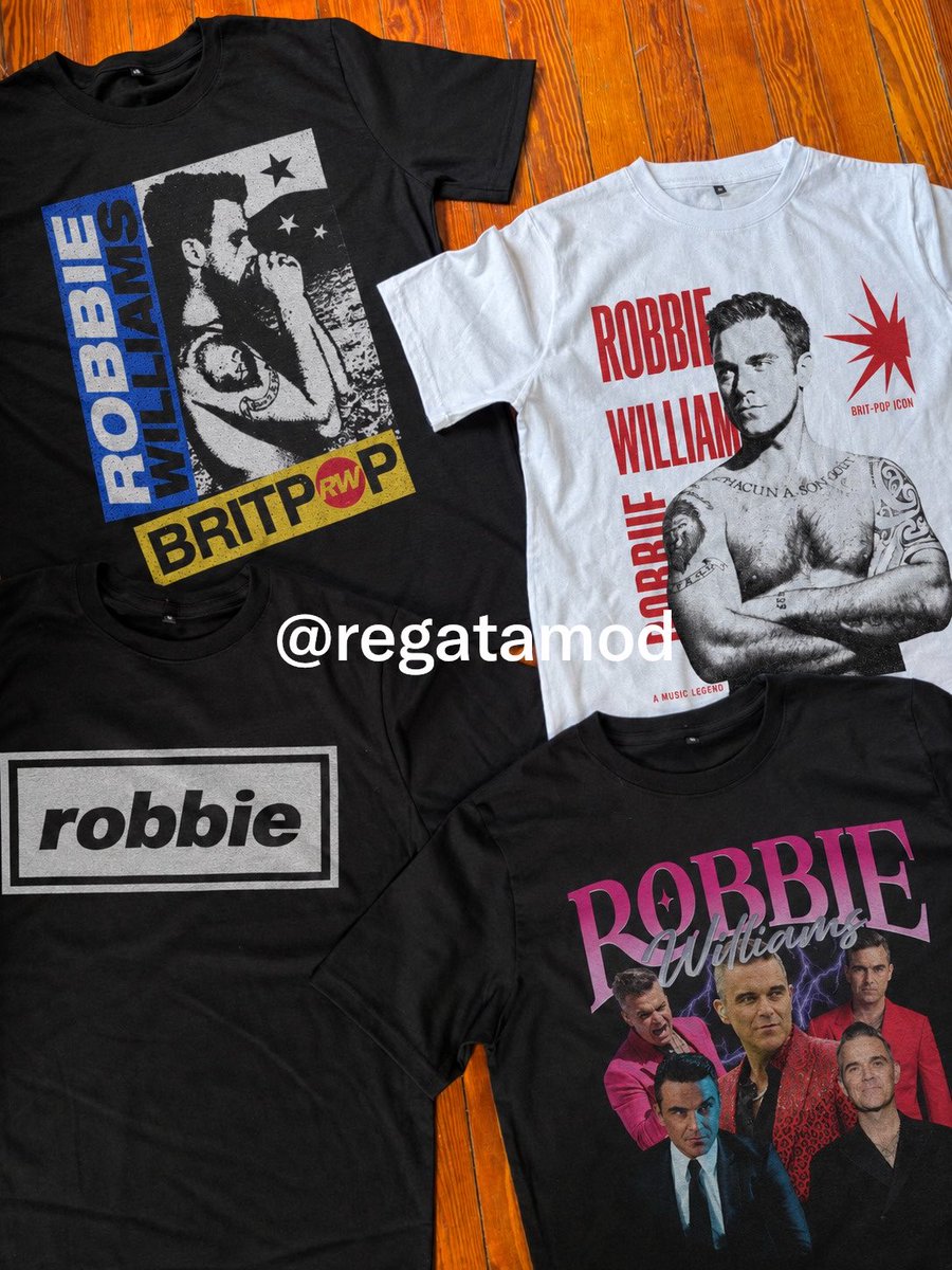 RegataModEstamp's tweet photo. @RobbieArgentina @robbiewilliams A quien le falta remera para mañanaaaa? https://t.co/MBhUDRqyPT