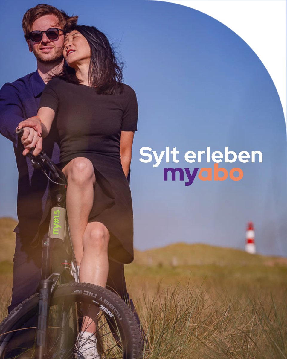PinkFaby's tweet photo. Sylt. Meer. myabo. ⚡🚲

Erlebe die Insel auf die entspannte Art. Leise, flexibel und mit jeder Menge frischer Nordseeluft. Mit myabo fährst du E-Bike, wann und wie du willst. 🌊

 #myabo #syltdieinsel #syltliebe #MeerLiebe #sylt #sylturlaub https://t.co/Fo9ITV16wT