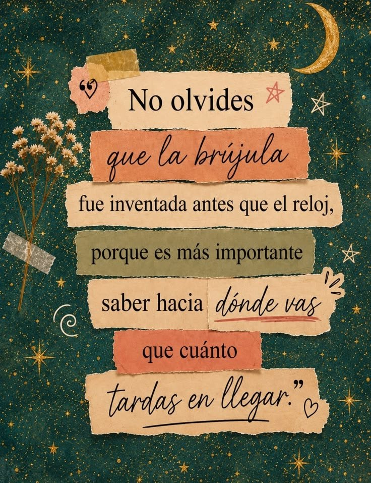 Motivosentuvida's tweet photo. No olvides que la brújula 🧭 fue inventada antes que el reloj ⌚ porque es más importante saber hacia donde vas que cuánto tardas en llegar...

#BuenosDías 
#BuenosDíasATodos 
#FelizMiércoles 
#Miercoles 
#Amén
#FraseDelDía 
#VidaPositiva https://t.co/p74OYmgAGB