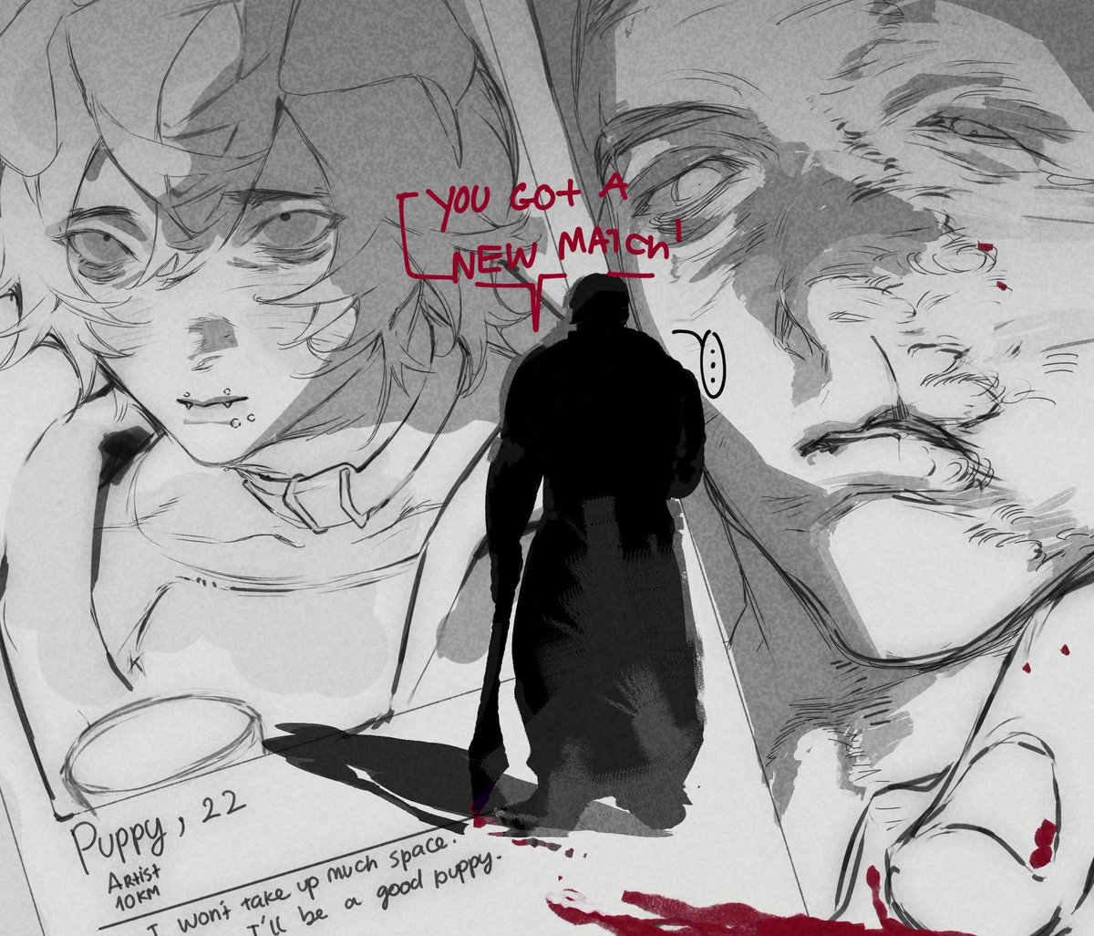 3ncephalitic4u's tweet photo. old art of Dog n Man https://t.co/1vFUA2YmdD