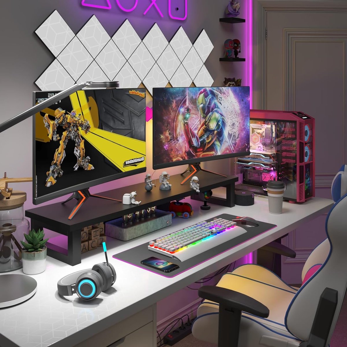 ElijahDealss's tweet photo. Two monitors, one cleaner-looking desk setup? 👀
This WESTREE monitor riser combines wood + steel with space underneath for desktop storage.
💰 $29.99 — 25% OFF
A simple upgrade for a more organized workspace.
#ElijahDealss #AmazonFinds #DeskSetup #MonitorStand #OfficeSetup https://t.co/BXwLFuV4kt
