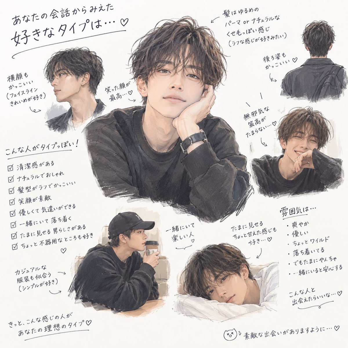 freezechilled's tweet photo. 僕の好きなタイプはこれなのね！了解😏😏笑
現実世界でこれ全部満たしてる人、現実の人間界にこの生態系存在してるん😑😑笑 https://t.co/IPvsCbCnxZ