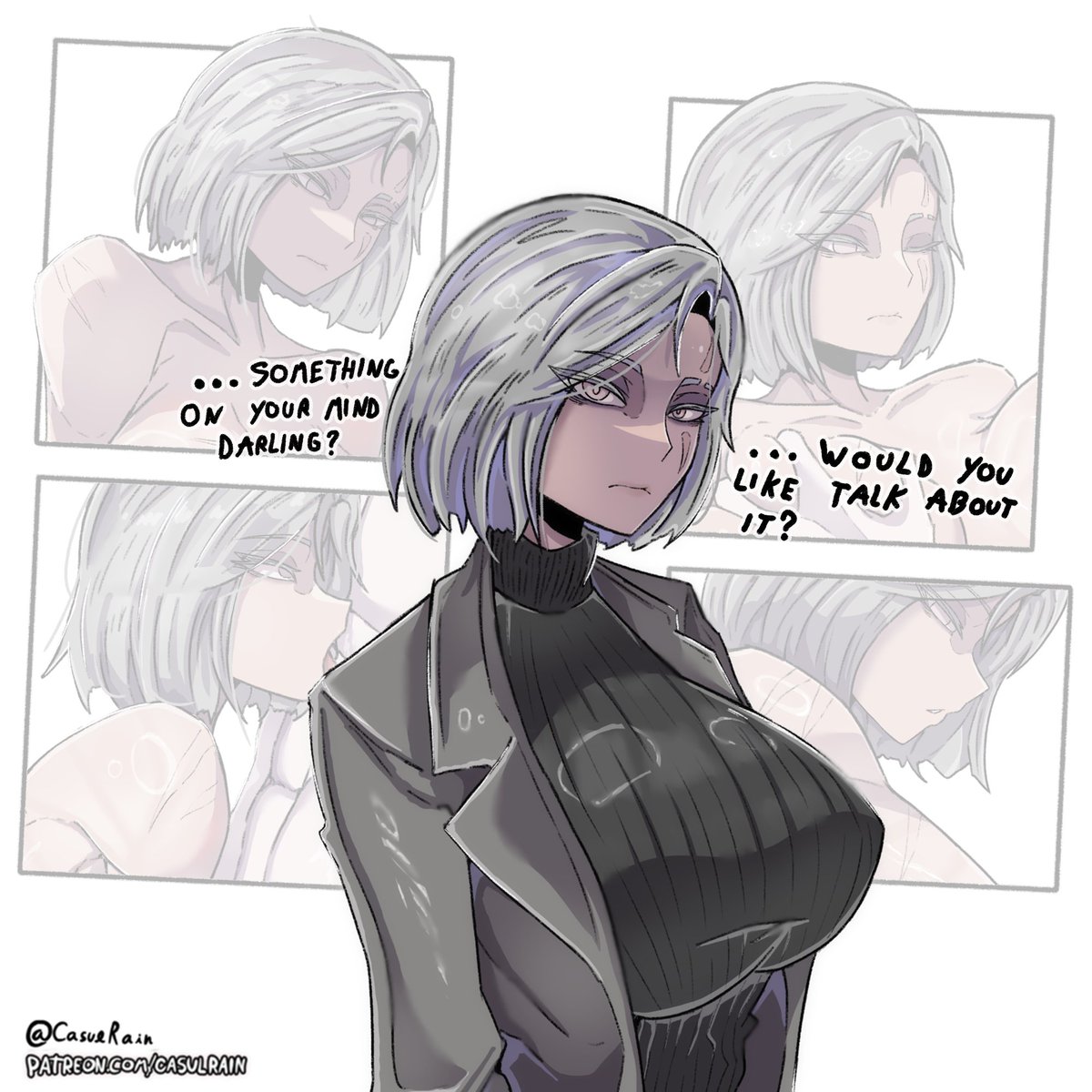 CasulRain's tweet photo. A Nonchalant Wife...most of the time just emotionless. (full in pin) https://t.co/zJn1jZvMpH