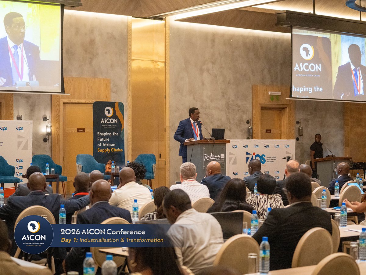 ASCON_Africa's tweet photo. Day 1 Recap at the 2026 ASCON Conference 🌍📈

Exploring how beneficiation, local content development, public supply chain frameworks, and increased SMME participation can strengthen Africa's economic foundations and transform supply chains across the continent. https://t.co/rdj1KbHzXG