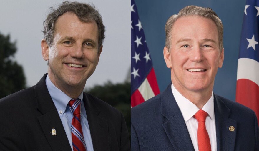 OpenSourceZone's tweet photo. Ohio Senate Portage County (Moreno +6)

🔴 Jon Husted: 48.3% 
🔵 Sherrod Brown: 43.7% 
——
2024 recall vote
🔴 Trump: 50.3%
🔵 Harris: 44.7% https://t.co/YXBILQXorA