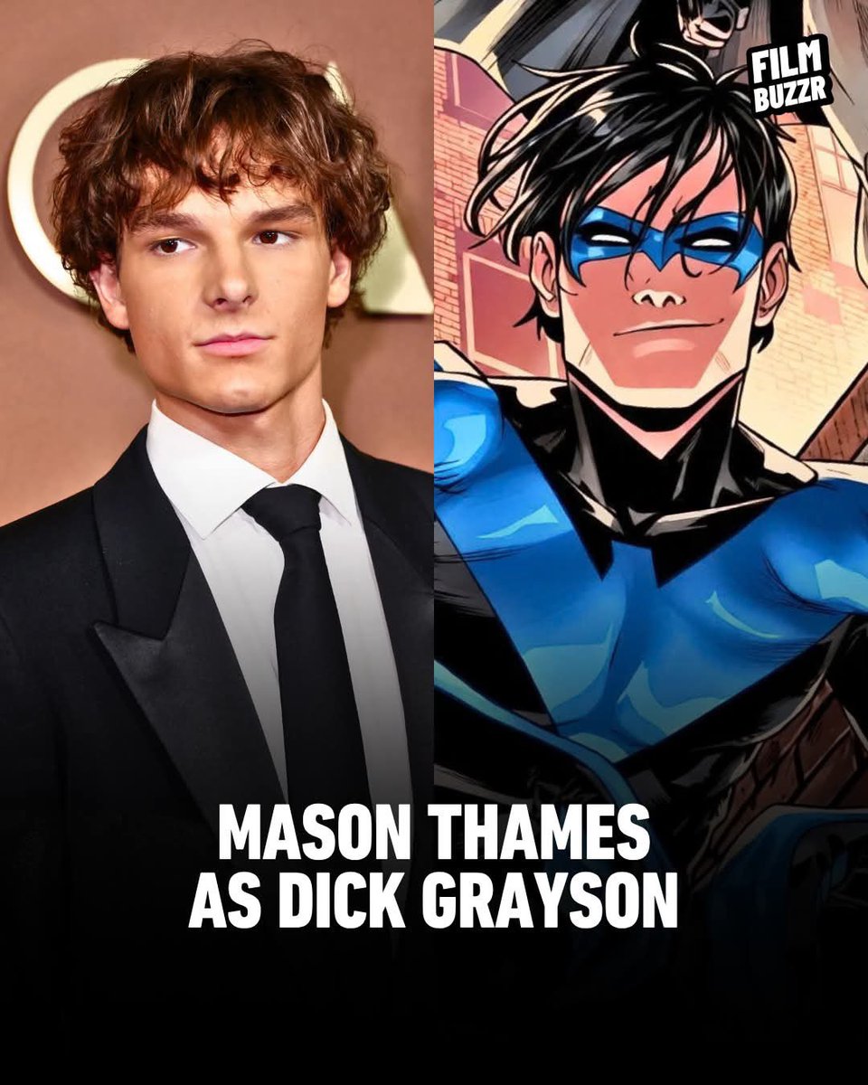 DCUHypeGuy's tweet photo. RUMOR: Every actor cast in ‘Dynamic Duo’ will reprise their character in the DCU, except for Batman

This means the DCU will have:
Mason Thames as Nightwing
Logan Kim as Jason Todd/Robin
Lee Pace as Red Hood One

(Via: @AtlantaDCFans) https://t.co/6Ar0TLFAsN
