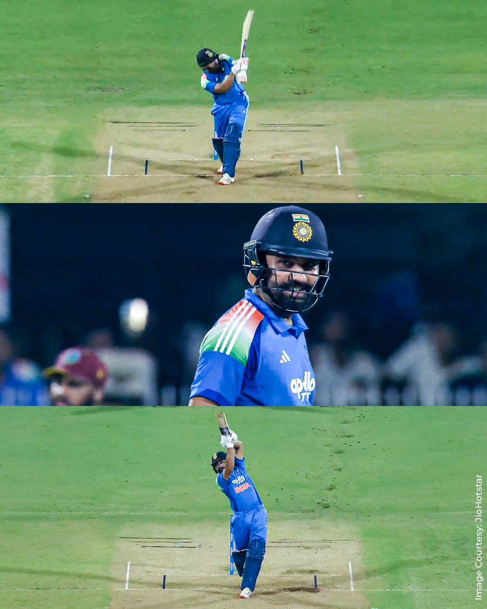 DelhiCapitals's tweet photo. You know what’s coming when Rohit gives that smile 😌💥 https://t.co/w58PbP28xw