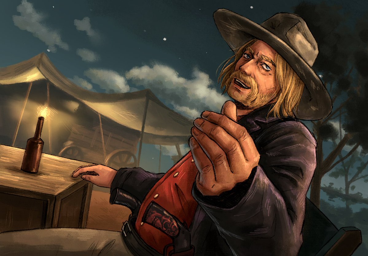 ggggggamm's tweet photo. 🌖
#rdr2 #micahbell https://t.co/DSPFpPowWz