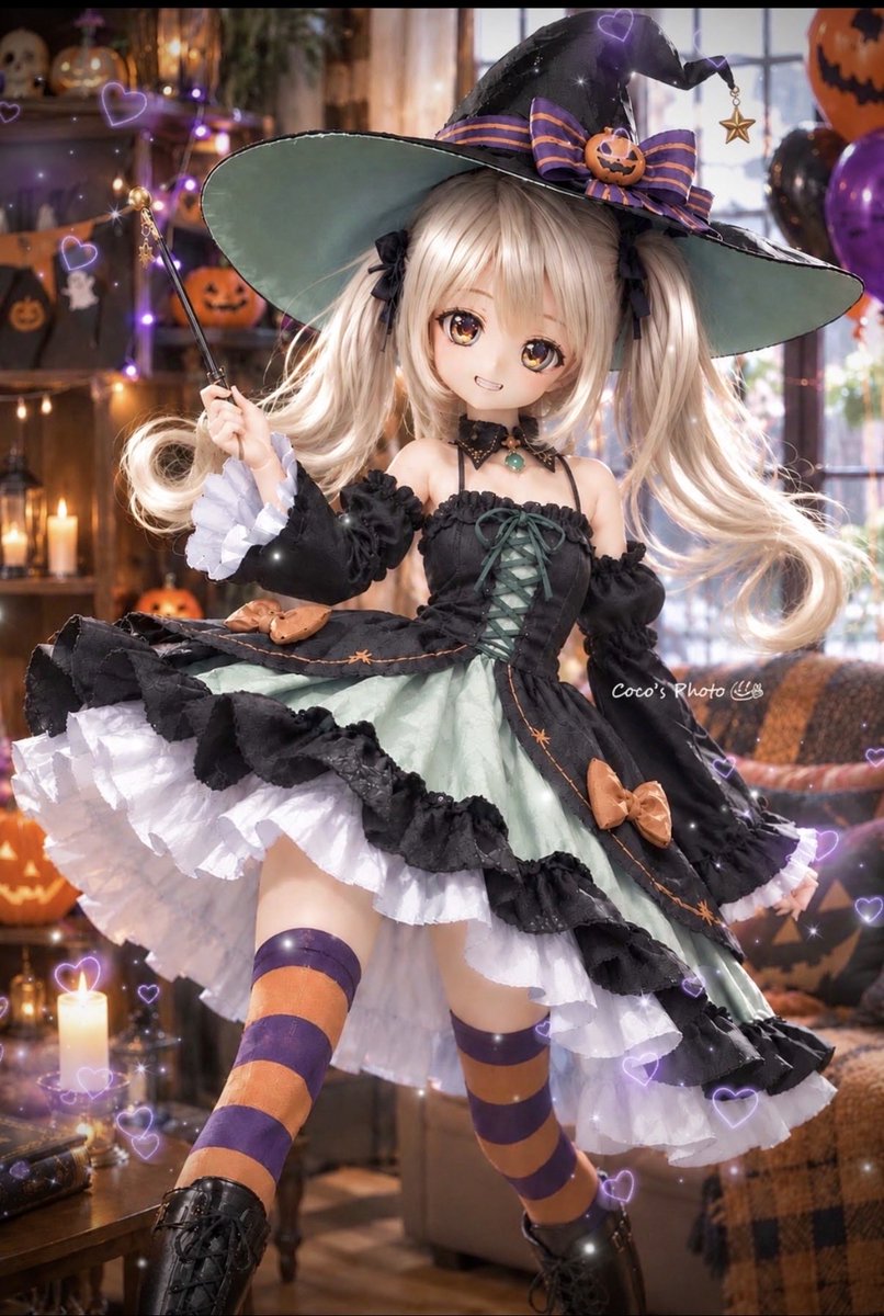 coco6dayo's tweet photo. ✨うちの魔理ちゃが一足お先のハロウィンに🎃😈🍬💕✨

….お菓子🍪🍭🍬くれなきゃいたずらしちゃうのぜ〜💕🙌✨

まぁとってもかわいいかわいいなのです〜
(*´ω`)ノﾄﾞﾛﾜｰｽﾞﾗﾌﾞ~💕✨

#mdd
#魔理沙 https://t.co/TW6MMCSSNJ