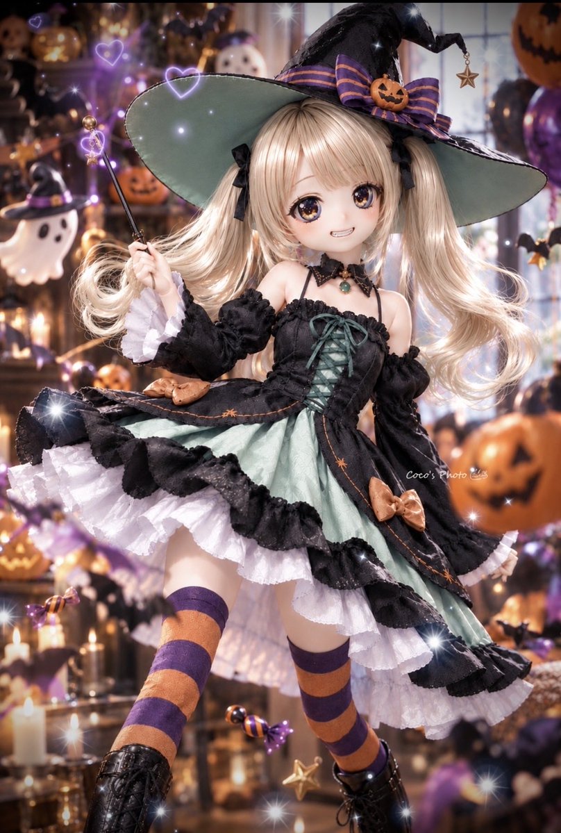 coco6dayo's tweet photo. ✨うちの魔理ちゃが一足お先のハロウィンに🎃😈🍬💕✨

….お菓子🍪🍭🍬くれなきゃいたずらしちゃうのぜ〜💕🙌✨

まぁとってもかわいいかわいいなのです〜
(*´ω`)ノﾄﾞﾛﾜｰｽﾞﾗﾌﾞ~💕✨

#mdd
#魔理沙 https://t.co/TW6MMCSSNJ