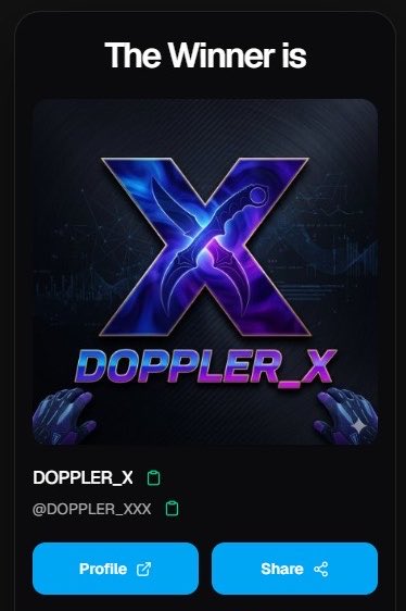 snagrewards's tweet photo. The second winner is @DOPPLER_XXX 

Congratulations, send me a DM https://t.co/WbG9k2GepK