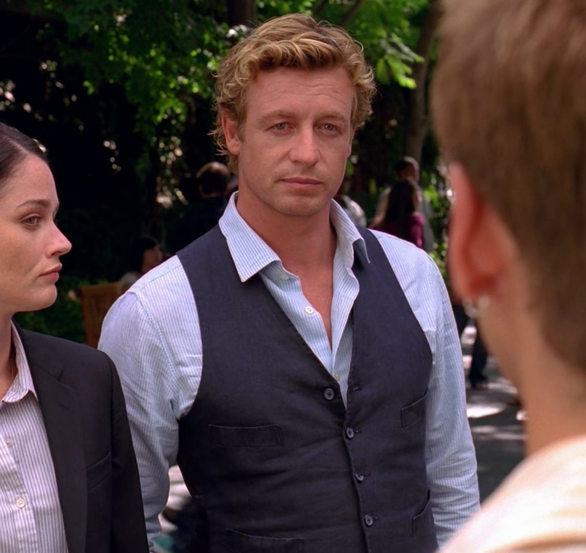 Joycenhop's tweet photo. patrick jane in a vest is my roman empire https://t.co/ShWvxejbyM