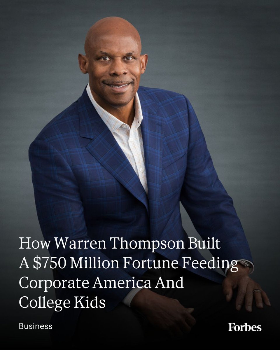 Forbes's tweet photo. This former Marriott executive built a massive food and services operation feed folks at Microsoft, UVA and 18 HBCUs—all while keeping 100% ownership.
Here’s how he did it: https://t.co/TxGaG8CJEp
📸: Robert Severi for Forbes https://t.co/zE1QSzYZ98