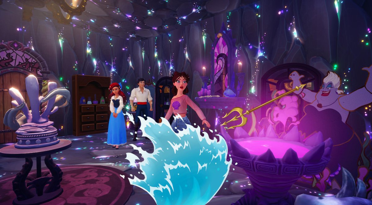 Eveaxia's tweet photo. Twisted Fairy Tale entry! ✨🌊

#DisneyDreamlightValley #DDLVCommunity #DisneyDLV #TheLittleMermaid #Dreamsnaps https://t.co/WF4s6Cn6JV