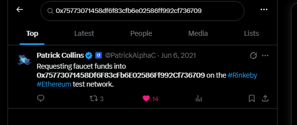 maki1000x's tweet photo. 0x148a5e55bdc80448e451c6d7b54aa359bcda0796

OMGGG launched by @PatrickAlphaC 
dev wallet posted 

@cyfrin https://t.co/3WHxxDe9gd