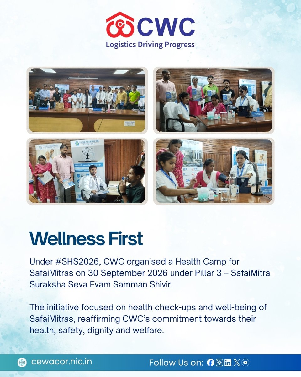cwc_warehouse's tweet photo. @JoshiPralhad
@PralhadJoshiOfc
@fooddeptgoi
@blvermaup
@Nimu_Bambhaniya
@MDCWC
@Directorprscwc
@Director_FinCWC
@Director_MCP https://t.co/v8asXpecL9