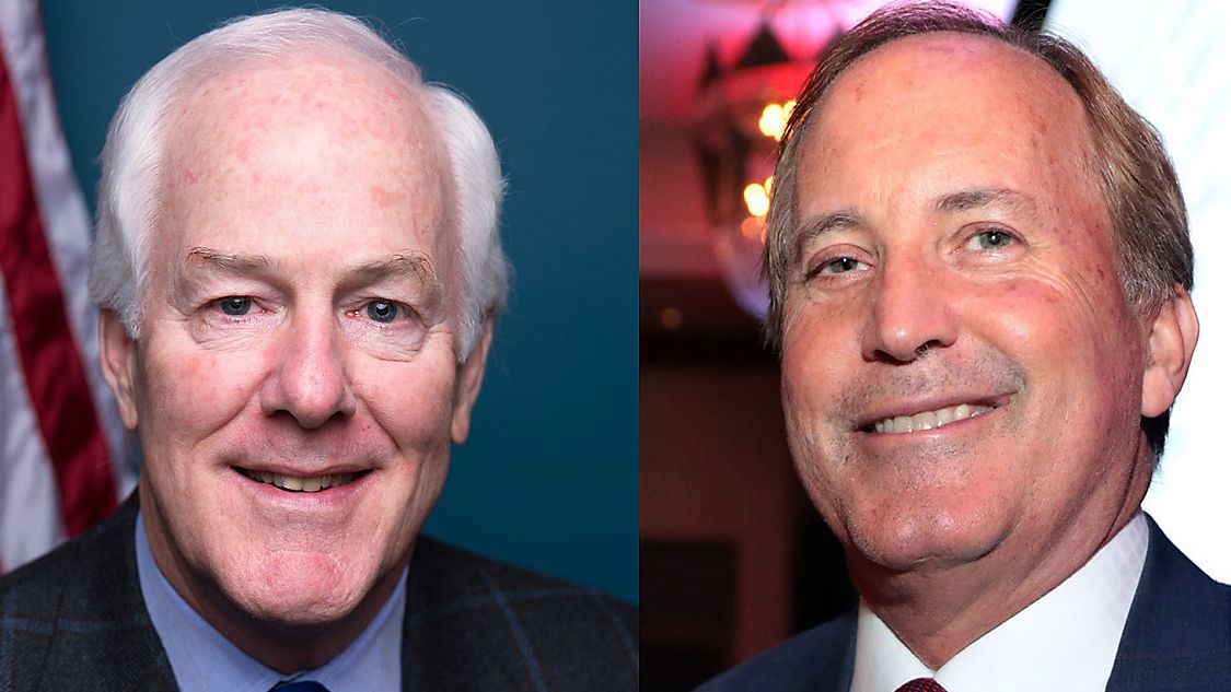 TeaPartyOGs's tweet photo. Ken Paxton was favored by 6.5% over John Cornyn in the Texas Senate Republican runoff and won by 27.5%. When Paxton wins against James Talarico, this should be the end of the Bush Neocon RINO/Karl Rove/Austin Swamp control of Texas politics. Remember, the Bushies want Talarico to win. The damage they've done and do to Texas and America must end!