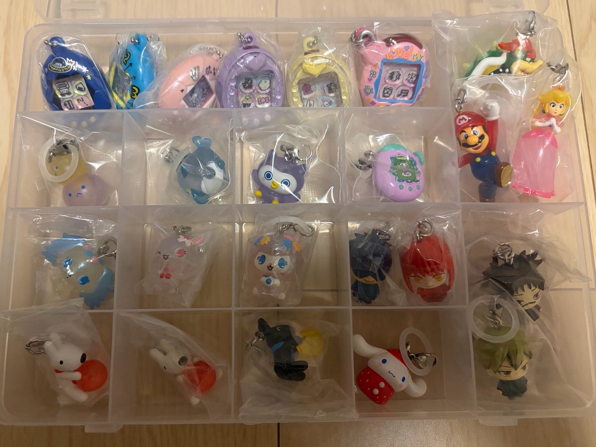 asa_027's tweet photo. めじるしアクセサリー ガチャガチャ 交換

譲▶︎画像1、2、3枚目
求▷4枚目 他検討

郵送希望、まとめての方優先

サンリオ、呪術廻戦、たまごっち、キティ、しまじろう、マリオ、クレヨンしんちゃん、ジュエルペット、リサとガスパール、monyo friends、チェンソーマン、はなかっぱ、エモきゅん、 https://t.co/CVVkHV5iX7