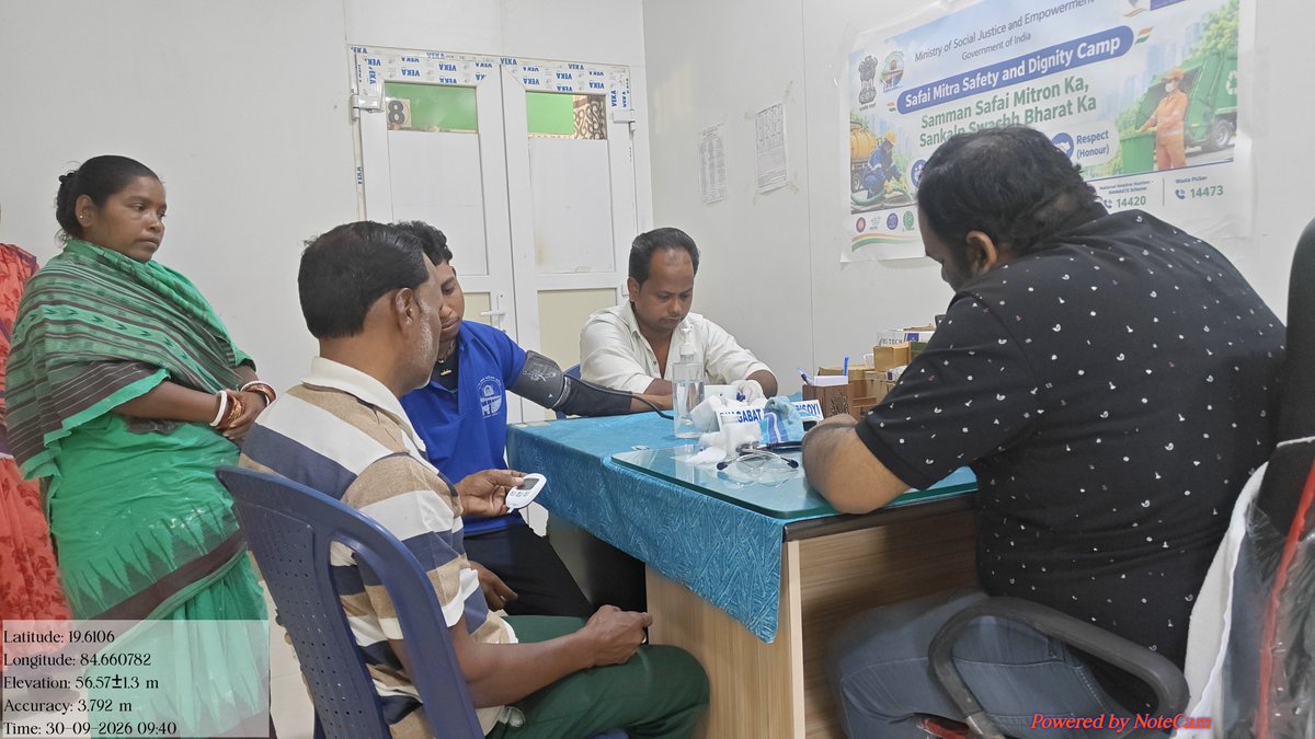 nac_aska1's tweet photo. Health Camp is organised at Health and Wellness Center of Asika Municipality.
#SHS2026
#SwachhataHiSeva2026 
@SwachhBharatGov 
@swachhbharat 
@HUDDeptOdisha 
@MoHUA_India 
@Ganjam_Admin https://t.co/2seRvoEOmP