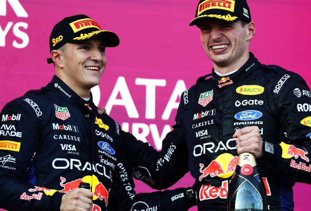verstappenews's tweet photo. 🗣️ Isack on Max: “I'm probably facing the prime of the prime of the level you can achieve in Formula 1 and he’s just next to me in the garage. To experience this at my age, this early in my career, I'm one very, very lucky guy,"

"He's a very, very kind guy. We get along really well. It's good to work with him. I'm grateful because he gives me so much to work with, to improve, which probably no one else can give. So just for that, I'm thankful and it's great.

“I would say it’s exactly what I expected Max Verstappen to be on the track. I had an idea of how good he was and it translates really well. What I have in my mind that I want to achieve on track, he kind of does it. But there's always a difference between what you're aiming to do and what you actually deliver.

"There's always a little gap sometimes, but he's constant, he doesn't like really have low moments. I would say, it's just like no mistake. He's always at the right time, the right place as well. He creates his own luck a bit.

"But I love the challenge. I love going into every session knowing that he's going to set a benchmark that I need to match and I need to overcome. It's just exciting. It changes from everything I've had my whole career.

“Let's say on a track, you have like 15 corners and maybe there's one corner you master, or two, three, four, five corners, you do really, really well. But he matches you there and then on the others, he keeps that same level.

"And then over the lap, he makes the lap time difference. I wouldn't say I look at the data and I'm like, ‘I can't reproduce this.’ It's how often he does it. That makes the big difference at the end. It's like he has no peak, it’s flat. It's up there, but it's flat. It's what makes him such a tough driver.”