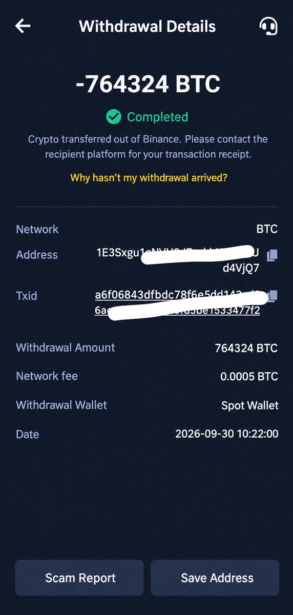 Coachmalaikah1's tweet photo. 30/09/2026 at 10:22 Am successfully withdrawn and received my first profit for the month of NOVEMBER smoothly into BINANCE . $764, 324 USD 🎊🎉
Congratulations to all the winning teams 🎉🎊💐🍾
#TeamAlpha📊
#TeamCryptocurrency📊🔥🚀
SEND A DIRECT MESSAGE FOR GUIDANCE 📩📩📩 https://t.co/tRsv6p8CC0