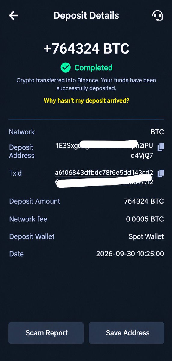 Coachmalaikah1's tweet photo. 30/09/2026 at 10:22 Am successfully withdrawn and received my first profit for the month of NOVEMBER smoothly into BINANCE . $764, 324 USD 🎊🎉
Congratulations to all the winning teams 🎉🎊💐🍾
#TeamAlpha📊
#TeamCryptocurrency📊🔥🚀
SEND A DIRECT MESSAGE FOR GUIDANCE 📩📩📩 https://t.co/tRsv6p8CC0