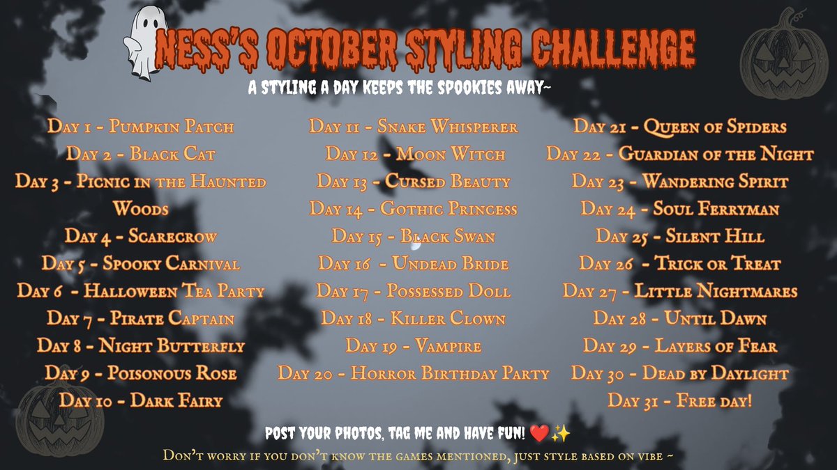 rosiepinkskye's tweet photo. Another attempt at creating a fun challenge, hope it doesnβt flop this time π«£
I know Iβm not the first to come up with this idea, but I wanted to give it my own spin! β¨
Have fun & tag me if you participate! π π https://t.co/YXYg3qVTfJ