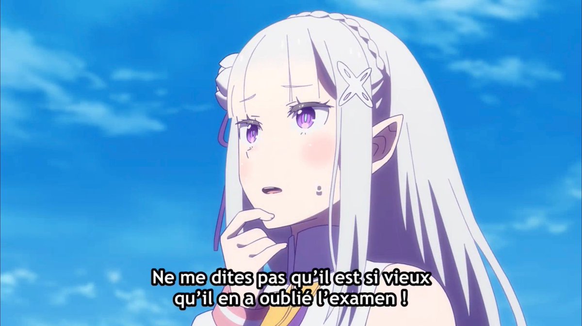 SelmaClaudel's tweet photo. Re:Zero -Starting Life in Another World- Season 4 Episode 18 ✅

Un épisode vraiment exceptionnel intégralement dédié à Ram qui a massacré Lay. Cette dernière va récupérer sa corne perdue autrefois et c’est juste incroyable de constater à quel point sa puissance est monstrueuse. La fin est d’ailleurs aussi bizarre que le début avec Emilia faisant face au dragon Volcanica. Le début est bizarre comme je l’ai dit avec le dragon Volcanica qui ne fait que répéter la même chose comme par exemple tu es l’omnipotent requérant qui foule le niveau 1. Emilia ne comprend rien et choisit d’attaquer Volcanica. Subaru de son côté a un plan pour Ram qui ne peut pas supporter de longs combats à cause de l’absence de sa corne. Il décide d’utiliser l’autorité Cor Leonis pour ça.  En gros, plus Ram ira bien et plus Subaru souffrira. Ram fait face à Lay, celui-là même qui a dévoré les souvenirs de Rem. Subaru est avec Beatrice et Meili et ils affrontent Shaula transformé en scorpion. Subaru propose à Meili de rejoindre la famille et peu après elle se fait transpercer le corps. Ram veut que son adversaire recrache les souvenirs qu’il a volé à Rem, mais Lay sait que Ram ne peut pas se battre longtemps et qu’elle se servira logiquement de la ruse. Et il avoue ne pas vraiment chercher à l’affronter. 😱

Ram est vénère et c’est encore pire après. Car Lay change d’apparence non stop et surtout il prend l’apparence de Rem. Un combat extrêmement violent débute entre les deux ou Lay massacre littéralement Ram. On assiste à un flashback ou l’on voit Ram perdre sa corne, mais dans le présent elle la récupère enfin. On comprend pourquoi Ram était si faible. Sa corne était la source de son pouvoir et la suite est absolument terrible pour Lay. Ram est désolée d’infliger ça à sa soeur et elle commence à brutaliser Lay comme jamais. La Ram en full power est d’u e puissance extraordinaire et tout en rossant Lay, elle lui dit que tout ce qui est né dans l’obscurité doit y retourner. Lay implore la pitié de Ram et parvient à lui échapper. Sauf qu’elle le retrouvera et le massacrera pour de bon. Ram remercie Patrasche et dit que si sa corne s’est brisée ce jour là, c’est pour lui rappeler aujourd’hui qu’elle était bien la soeur de Rem. Ram lui dit qu’elle l’aime et on retrouve Emilia qui se bat toujours contre Volcanica. Il ne reste qu’un épisode et je me demande comment ils vont réussir à conclure le combat d’Emilia contre le dragon Volcanica et surtout régler le cas de la très dangereuse Shaula. 🥶 #ReZeroStartingLifeInAnotherWorld4 #Isekai #Fantasy #Drame #Magie