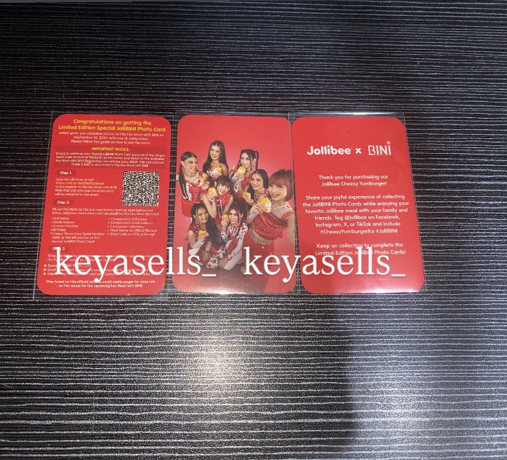 keyasells_'s tweet photo. WTS BINI OT8 JOLLIBINI V1 | Open for bidding, can buy max bid

I can send proof, ako mismo pumunta nung event 
can also give the tote bag and bucket hat if max bid dm me

current bid 3,000 

wts ph lf gwen colet aiah maloi jhoanna sheena mikha stacey bini blooms pc jollibini sale https://t.co/XC9NI9Dqpf