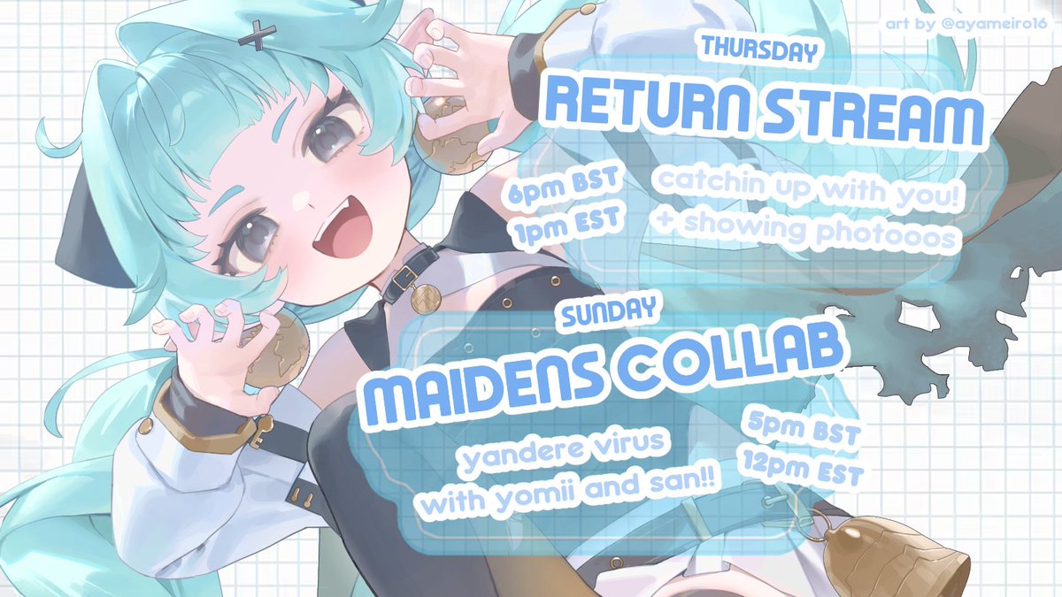 tinkieVT's tweet photo. TINKIE IS BACK ‼️

tinay schedule because i couldnt wait to hang out with the tinklings again◝(≧ヮ≦)◜🌟 https://t.co/h6bSa5rOzr