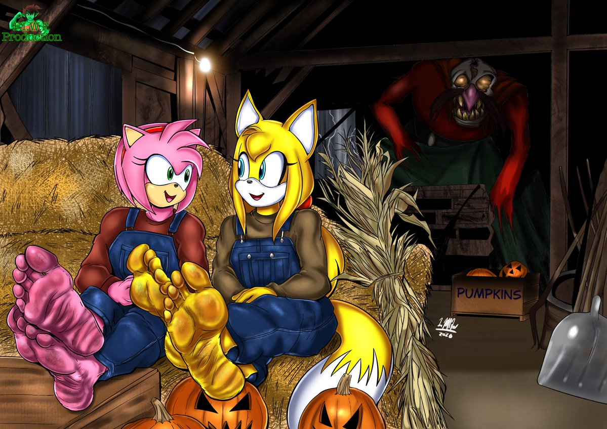 FIWF_For_Real97's tweet photo. Amy, Zooey &amp; Eggman.exe Halloween Setup (Sonic)

Commission made for Piedsnus600 on DA.

https://t.co/TTkN6nWBDt https://t.co/LaKVjHkyWK