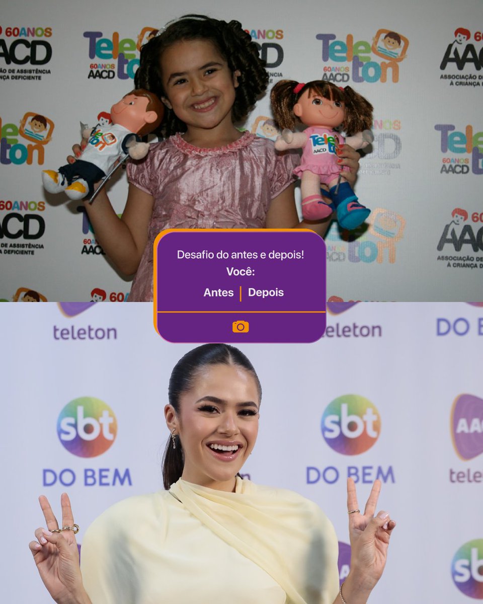 TeletonOficial's tweet photo. Tem muita gente que acompanha o Teleton desde criança, mas a @maisa levou isso muito a sério! 😂🥰 https://t.co/bPRTJvUlsH