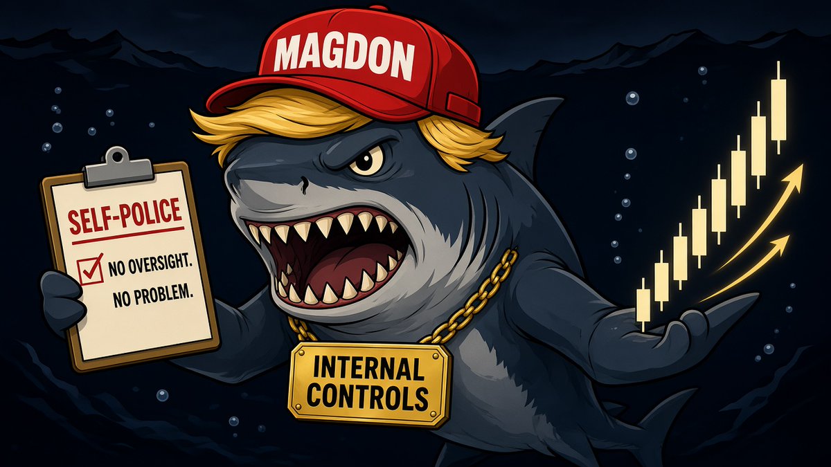 Mag_donz's tweet photo. Yesterday:
they're gonna self-police AI.

Trump said it.
Tech signed it.

Cute.

$MAGDON
We don't self-police.
We hunt. https://t.co/ADyEeS9FZ7