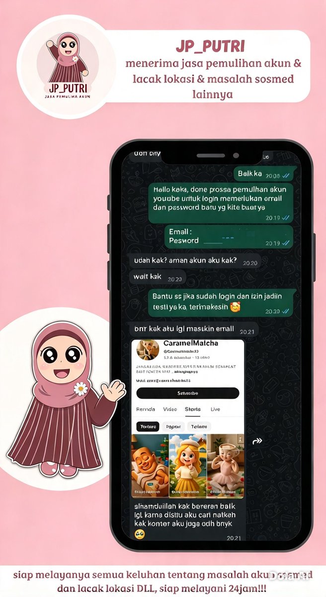 knidv's tweet photo. malam Jasa Pemulihan Akun Di Sini
Sosial Media Ya Teman-Teman ku

👩‍💻Testimoni pemulihan Akun all sosmed
👩‍💻Testimoni lacak lokasi
🪁Testimoni pemulihan whatsapp / wa

^ada kendala dengan akun sosial media nya kita siap untuk bantu^🤗

 bantu,Sadap,Hack 
》Konsultasi Ke WA di bio https://t.co/0WrJknS19S