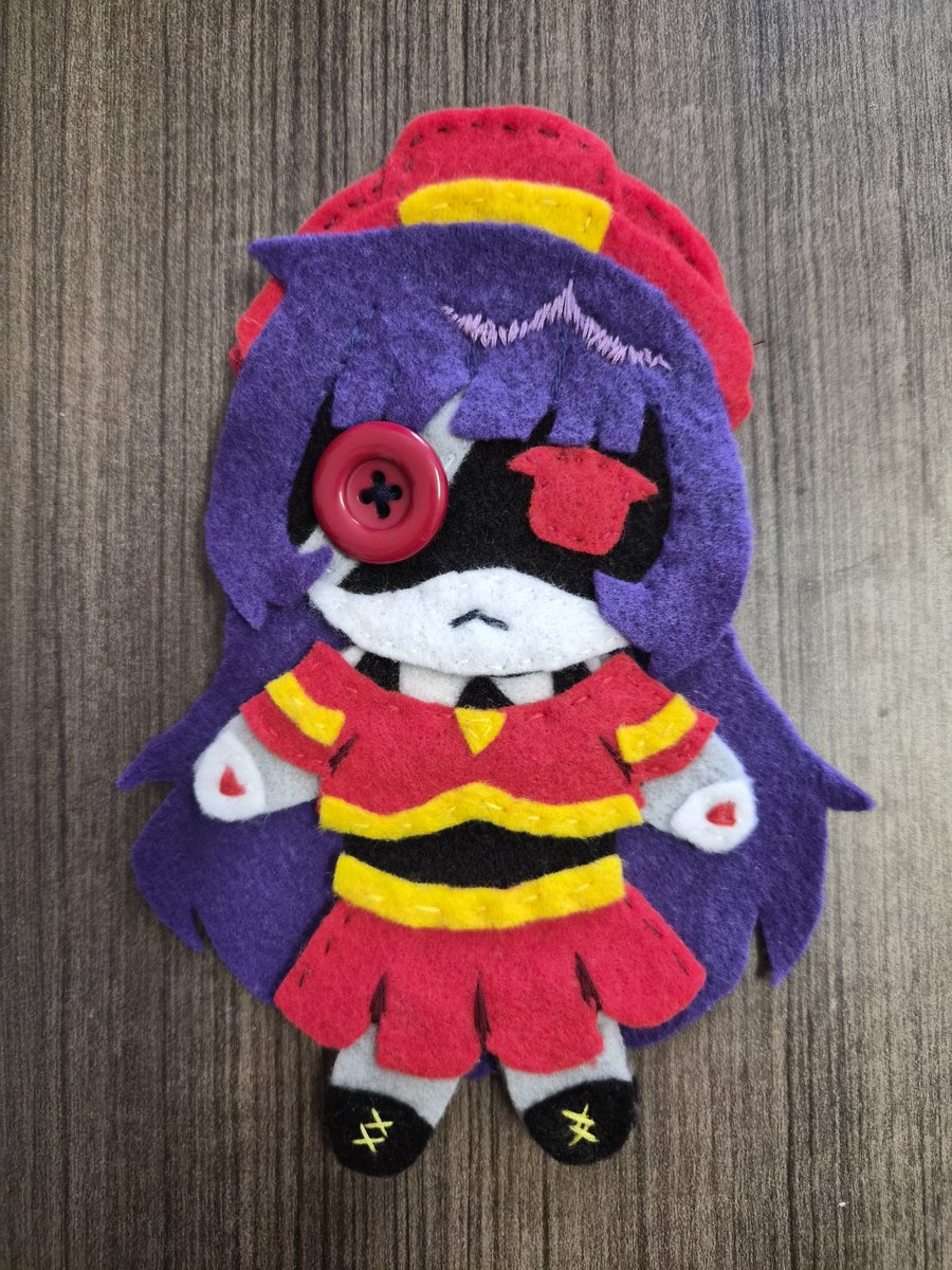 _Yoyle_Cake_'s tweet photo. I made a Doll felt doll! #murderdrones https://t.co/AJyJDAJMl3