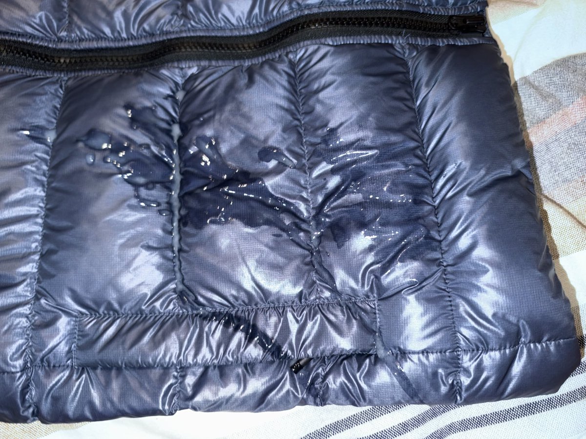 ShinyBballShort's tweet photo. 4-day load was too good to waste. I pulled out my Canada Goose puffer vest, got naked, straddled it, and fucked it good and hard until I exploded all over the front. Who wants to see the cumshot clip? https://t.co/XoyzJzcNjU