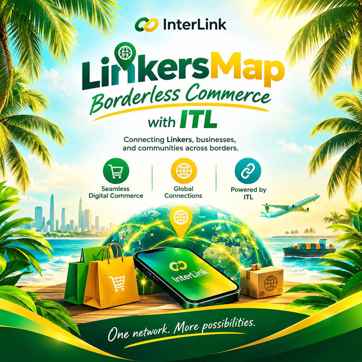 bmbtiger's tweet photo. 🌍 LinkersMap: Borderless Commerce with ITL

Connecting Linkers, businesses, and communities  across borders.

💳 Seamless digital commerce
🌐 Global connections
🔗 Powered by ITL

One network. More possibilities. 🚀

#InterLink #ITLG #ITL https://t.co/QOC1Yn9Rml