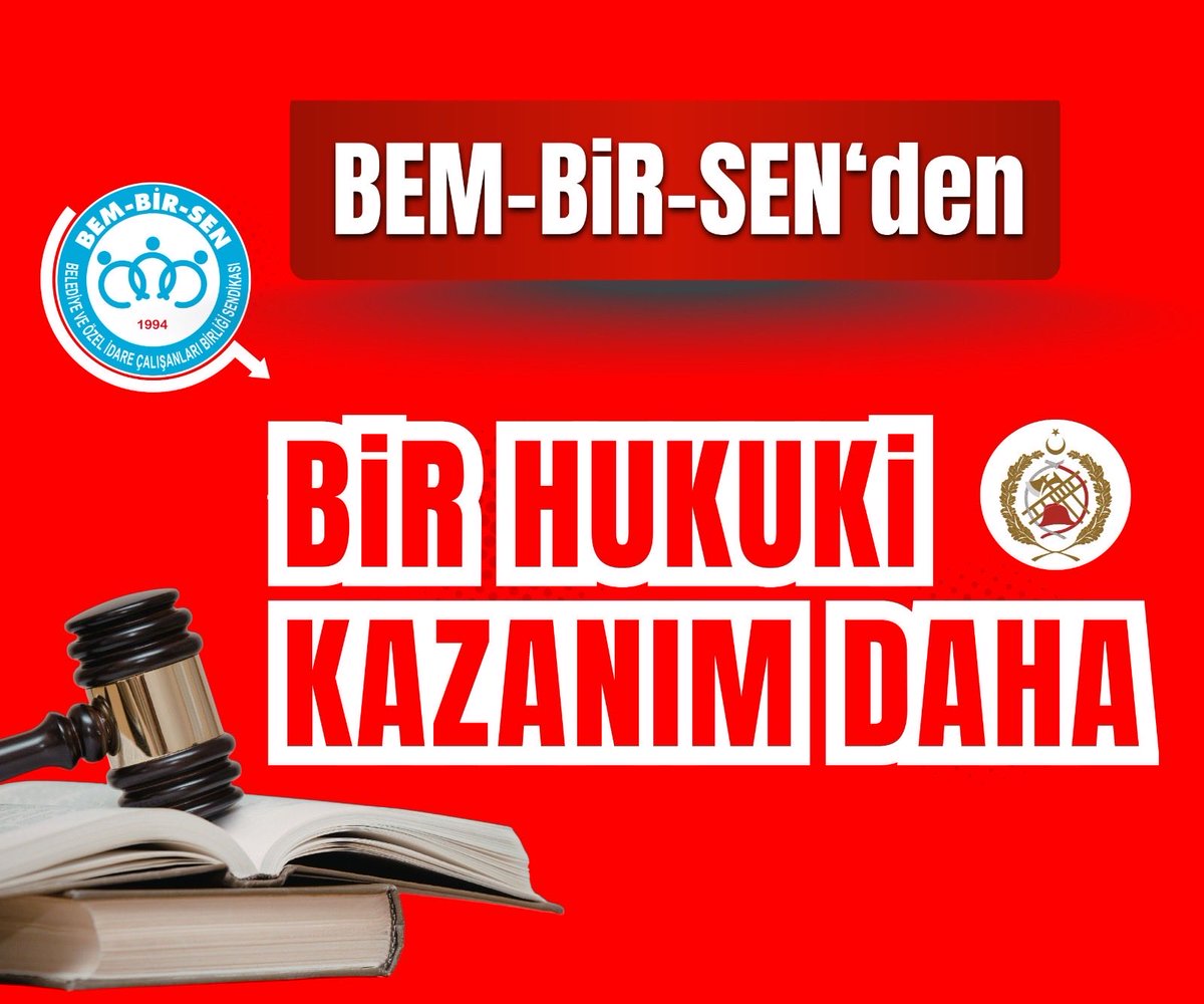Bem_Bir_Sen's tweet photo. Hakkın, hukukun ve emeğin yanında durmaya; kamu görevlilerimizin alın terini korumaya devam ediyoruz. BEM-BİR-SEN olarak, kararlı mücadelemiz neticesinde itfaiye personelimiz adına çok önemli bir hukuki kazanım daha elde ettik.
Yerel Yönetimler Hizmet Kolu Genel Yetkili Sendikası 
Bem-Bir-Sen olarak  20 Ağustos 2025 tarihinde imzaladığımız 8. Dönem Toplu Sözleşme masasında; itfaiye teşkilatımızda görev yapan destek hizmetleri personeli dahil tüm çalışanlarımıza maktu fazla mesai ücreti verilmesini sağlayarak önemli bir kazanım elde etmiştik. Ancak bu kazanımımızın sahada istediğimiz şekilde uygulanmasında tereddütler yaşanmaktaydı.
Sahadaki bu kısıtlamaya ve mağduriyete sessiz kalmayarak Sayıştay nezdindeki denetim süreçlerinde konunun takipçisi olduk ve haklı talebimizin Anayasa Mahkemesi'ne taşınmasını sağladık.
Anayasa Mahkemesi tarafından verilen kararla haklılığımız ve kazanımımız tescillenmiştir. Yüksek Mahkeme; 5393 sayılı Kanun'un 52. maddesinde itfaiyede fiilen çalışan tüm personele fazla mesai verilmesi öngörülmüşken, Bütçe Kanunu ile bu kapsamın daraltılamayacağını ve kazanımımızın kısıtlanamayacağını hükme bağlayarak ilgili kısıtlayıcı ibareyi iptal etmiştir. 
30 Eylül 2026 tarih ve 33386 sayılı Resmi Gazete’de yayımlanan bu karar neticesinde; toplu sözleşmede elde ettiğimiz kazanımımız resmiyet kazanmış ve itfaiye teşkilatımızda fiilen görev yapan destek personelimizin maktu fazla mesai ücretinden yararlanmasının önündeki engeller tamamen kaldırılmıştır. Sendika olarak bu hakkın sahada eksiksiz uygulanmasının sonuna kadar takipçisi olacağız.
Toplu sözleşme masasında imza altına aldığımız her kazanımın, sahada eksiksiz hayata geçirilmesi için mücadele etmeye ve emeğin hakkını savunmaya devam edeceğiz. 
#BEMBİRSEN #KazandıranSendika #İmzaBembirsen
#İtfaiyeHaftasıHediyesi