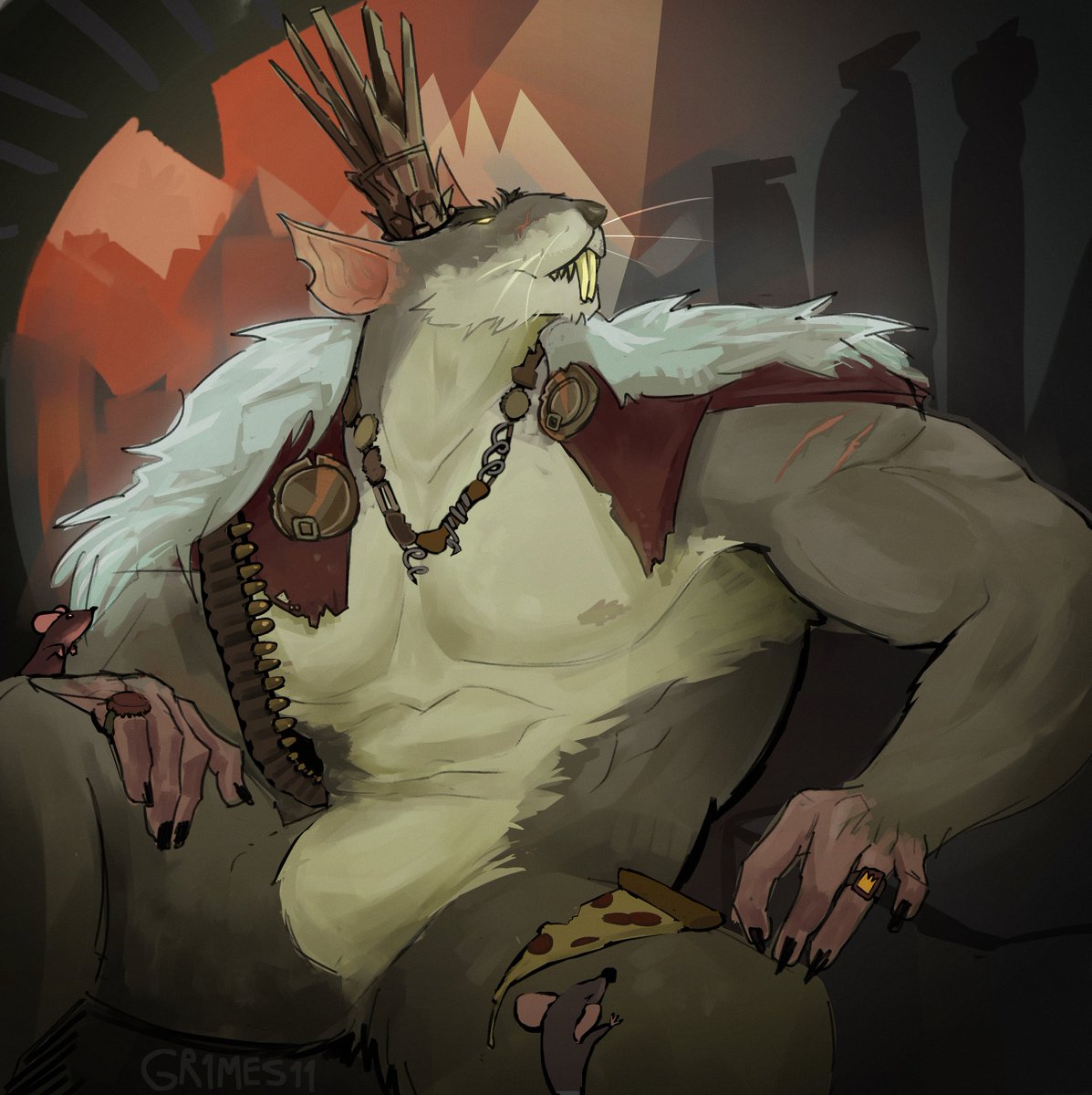 gr1mes11's tweet photo. RAT KING #DEADLOCK https://t.co/Ho8mnlmeeb