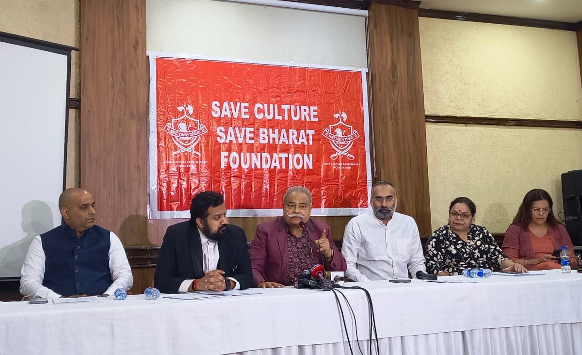 UdayMahurkar's tweet photo. Today at a press conference I released my letter to Hon PM @narendramodi describing the horrendous situation created by perverse AV content in the country in the form of rape cases & suggested enactment of 3 laws: 

A. Immediate ban on P0rnography for minors as in 16 countries. 

B. A law disallowing internet service providers from allowing obscene content from their internet connections using AI, on the pain of punishment.

C. Amendment of Indecent Representation of Women (Prohibition) Act, 1986, & increasing the jail term to 10 years with no bail for 3 years & stringent implementation of the law.

Addressing the press meet with me, leading anti-rape activist & founder of @pariforindia , @yogitabhayana, & known Supreme Court lawyer @Vishnu_Jain1 , said that perverted content is playing havoc with the society. 

Bhayana supported @scsb_f that majority of rapes were being provoked by such evil
content & added that Bollywood was also responsible for the situation as it has long indulged in s€xual objectification of women. 

Jain, who is also the lawyer of a petition filed by me, @SanjeevSanskrit & @swati_gs in Supreme seeking strict laws to ban P0rnographic content, said that India needs a clear & enforceable
framework that makes age verification meaningful &
ensures that children cannot simply
bypass safeguards. Jain added that the objective should be straightforward: ‘protect minors while creating accountability across the digital ecosystem’. 

The meet was also addressed by Sanjeev Newar, who has been fighting a long battle against perverted content in Bollywood through his handle @GemsOfBollywood besides lawyers @vineetJindal19 & @SachdevaAmita , who have waged a long battle against evil content producers. They shared their experiences of how obscene content is ruining the society & strongly called for enactment of strong laws to protect the future of Bharat.

In the end I stressed on two main points which i have mentioned in the letter to PM : 

1. While becoming a developed country Bharat can’t afford to become a culturally bankrupt nation.

2. If Bharat wants to realise its goal of becoming a Vishwaguru it will have to take a pledge that it will become the world’s first perverted content free nation.

I added that countries in the Gulf & Singapore have been largely controlled such content as compared to India & so why Bharat, which aims to become global spiritual leader as predicted by our great saints including Vivekanand, should not go a step further?