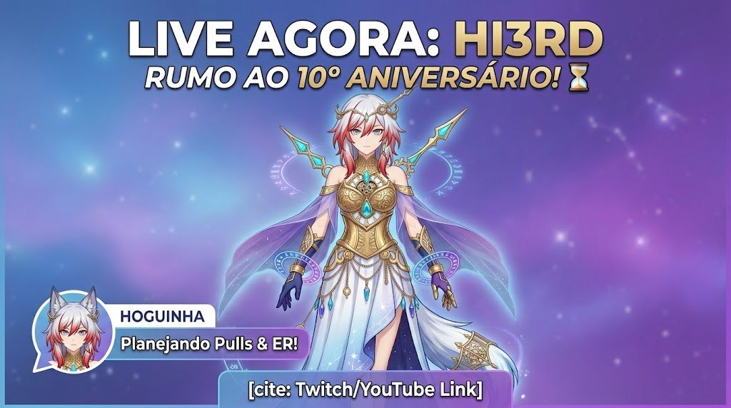 WilWolfRain's tweet photo. ⏳ O 10º Aniversário do Honkai Impact 3rd (v9.1) está batendo na porta!
Vem colar, mandar suas dúvidas e montar a estratégia de
pulls para o Aniversário! 🚀
https://t.co/2xNXu9en3N
#HonkaiImpact3rd #hi3rd #V91 #herrscheroftime #elysianrealm https://t.co/SjSXNvKKFW