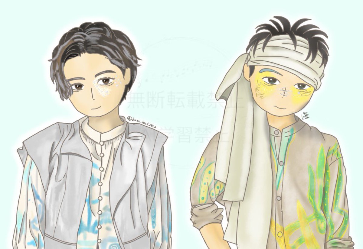 bass_leaf2902's tweet photo. リュズタンでお手紙出した2人組
浪川トノキオと八代ワカメさん https://t.co/dOhuE4CFZi