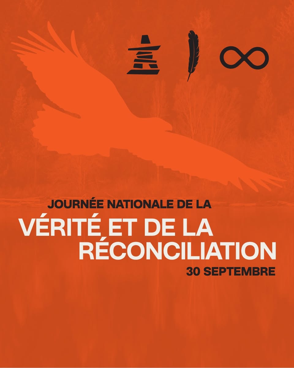 PatriciaLattan3's tweet photo. On this #NationalDayforTruthandReconciliation, we take time to listen, remember and reflect.

La réconciliation exige de reconnaître les injustices du passé, d’écouter les voix autochtones et continuer à bâtir des relations fondées sur le respect, la dignité et la collaboration. https://t.co/DZKISmMbpT