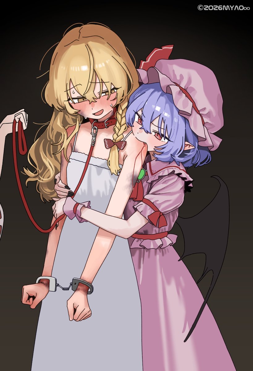 MYAOooo___'s tweet photo. 魔理沙、吸血鬼、ご主人様 https://t.co/UnA84ecqtW