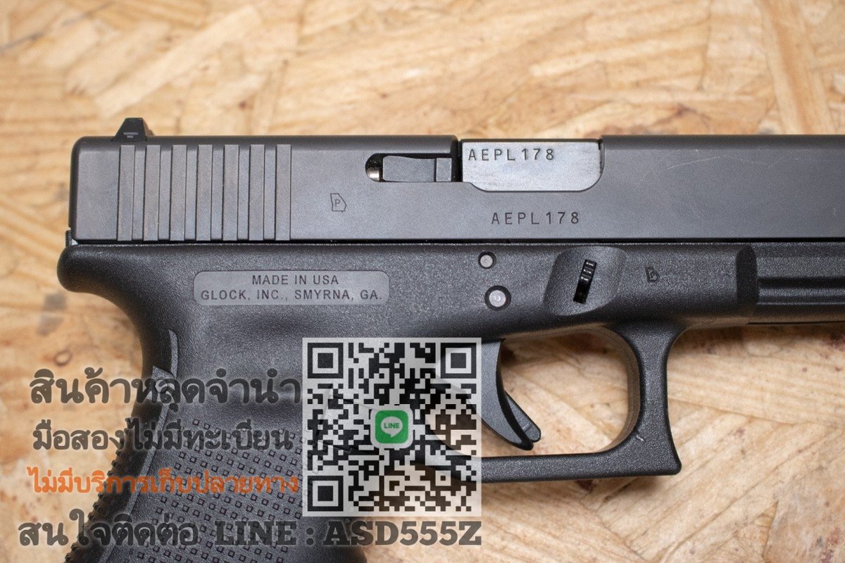 Ironhead1989's tweet photo. GLOCK 17 GEN 4 สภาพ 70%

1 4. 5 0 0 มีลูกแถม

-ตัวเปล่าไม่มีทะเบียน 
-สภาพก่อนเก็บงาน ถ่���ยจากตัวจริง

ID LINE : ADS555Z (ตัวพิมพ์เล็ก) หรือคลิ้ก https://t.co/geov0na9KA

#ปืนเถื่อน #ปืนไม่มีทะเบียน #ปืนมือสอง #ปืนหักลำ #ปืนสวยๆ #ปืนของแท้ #ปืนหลุดจำนำ https://t.co/p0Tt5t83sK