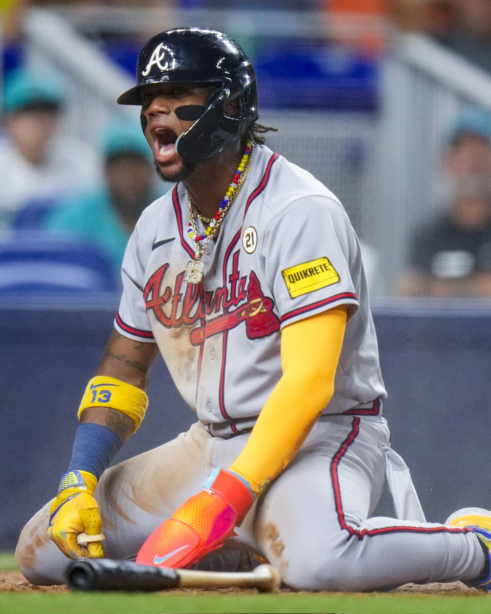 DYK: Ronald Acuña Jr. has the most stolen bases by any player in a 40-home run season. Acuña swiped 73 bags in 2023 when he slugged 41 home runs in the first 40