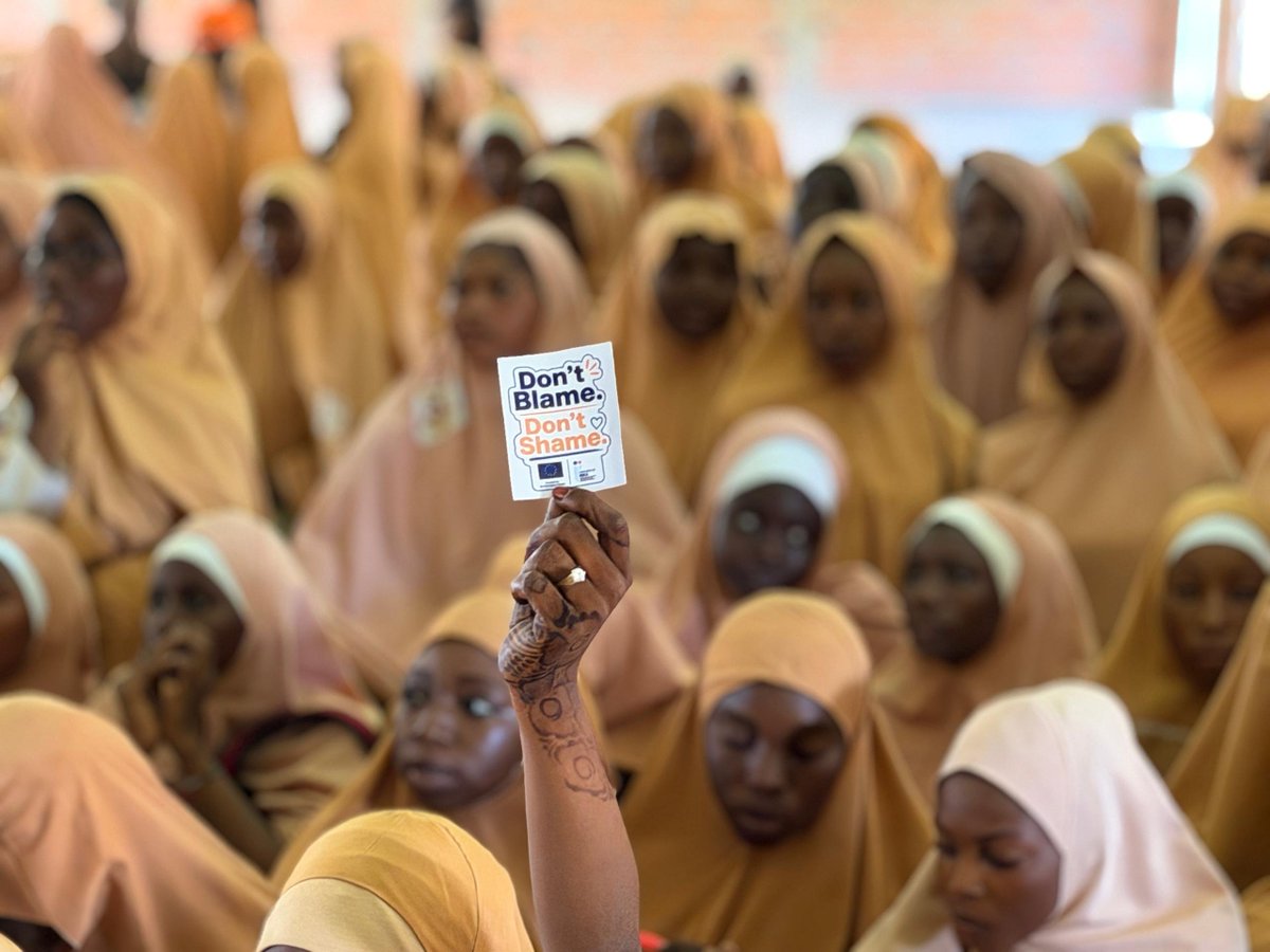 ESGBV_NG's tweet photo. The Kaduna School-Related Gender-Based Violence (SR-GBV) awareness and sensitisation campaign continued at Dr. Ahmad Mohammad Makarfi Government Secondary School, Hayin Banki, and Government Girls Secondary School, Kinkinau, Unguwan Mu’azu.

At both schools, stage plays and ... https://t.co/kqLMzmjR1J