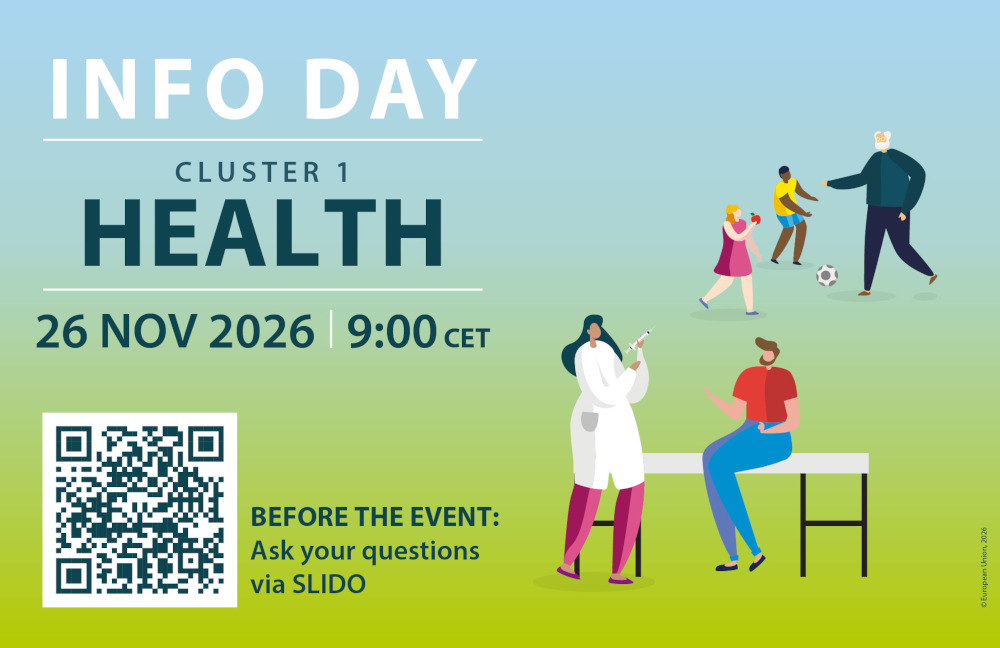 EU_HaDEA's tweet photo. 📢 #HorizonEU Health Info Day: registration is open!

Discover the 2027 topics, upcoming funding opportunities and get practical information.

Learn more and register: https://t.co/6lwFKphdNh https://t.co/KL6yjuIiQg