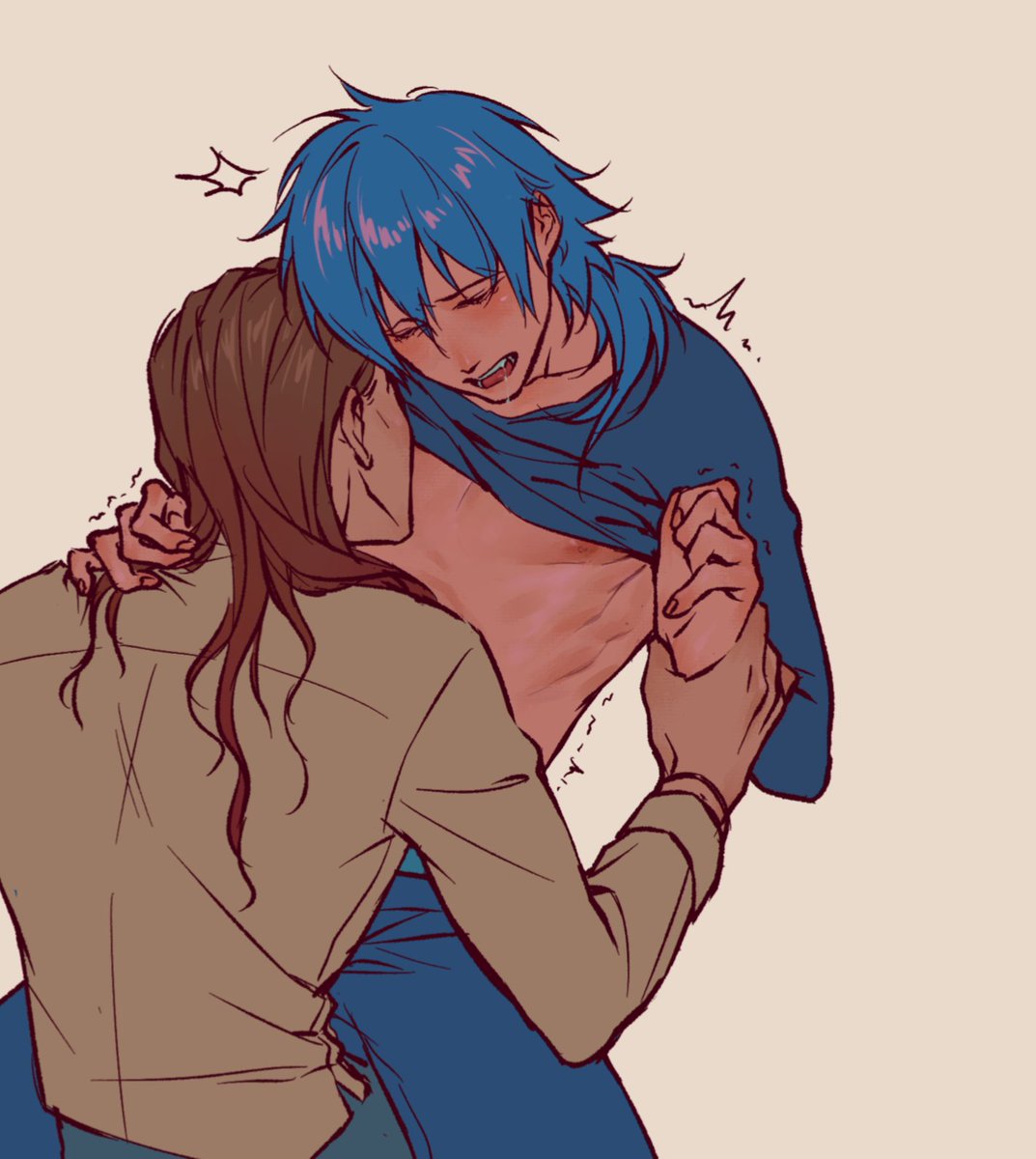 Aresunwonknu's tweet photo. 不小心画过了
#dmmd #ミン蒼 https://t.co/Xkcvw6hBey