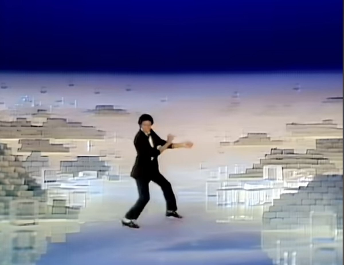 EkunamisManuke's tweet photo. #Michael
#マイケル・ジャクソン
Don’t Stop ’Til You Get Enoughのこのシーンの背景、水墨画みたいで好き。

当時のマイケルにはぜっっっっったいその意図はありませんが https://t.co/0gyx9ykahS